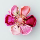 Clover Kanzashi Blumen Schablone - Runde Blte, klein