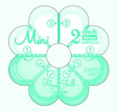 Clover Rschenblumen Schablone - Mini und Extra Klein